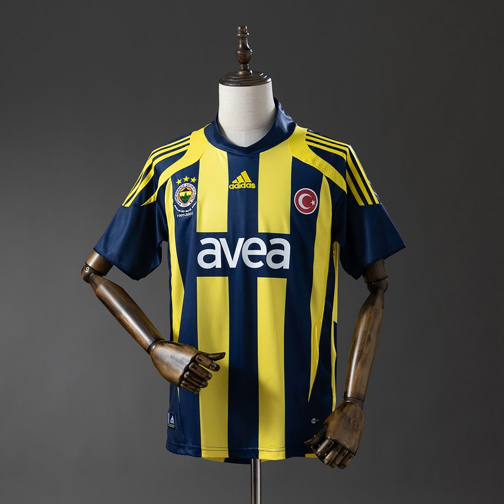 Camisa Fenerbahce Azul E Amarela 2009 - Versão Retrô