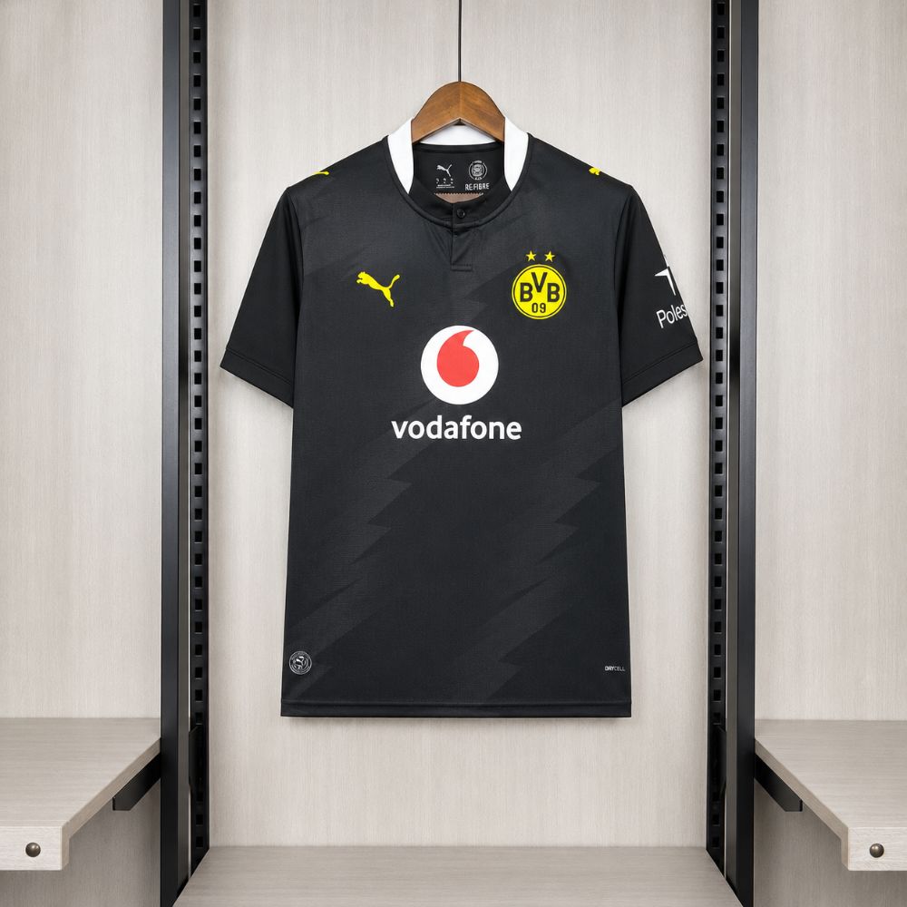 Camisa Borussia Dortmund Preta 2026 - Versão Torcedor