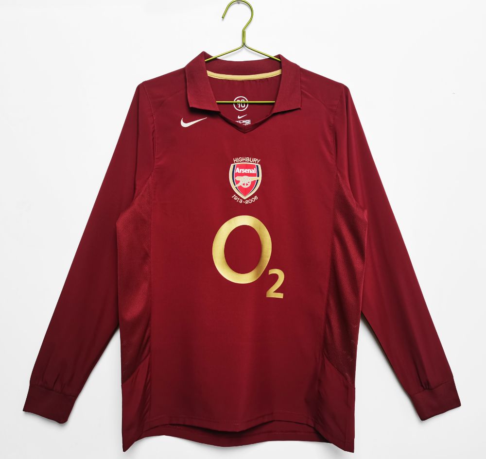 Camisa Arsenal 2005 - Versão Retrô