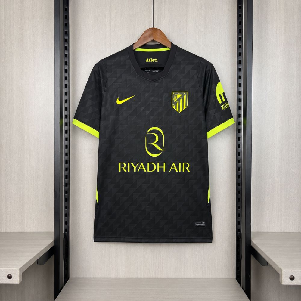 Camisa Atlético De Madrid Preta 2026 - Versão Torcedor