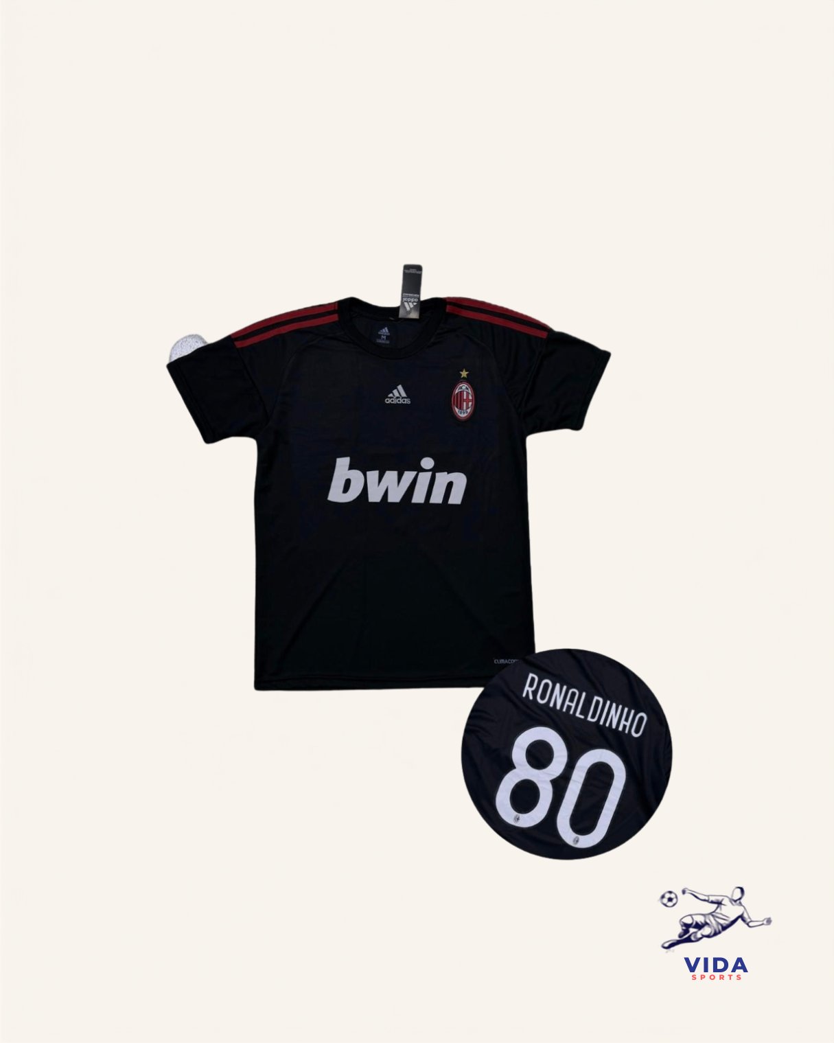 Camisa Milan 2009 - Versão Retrô
