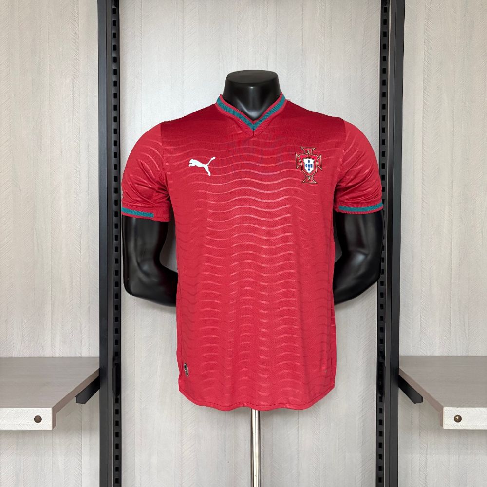 Camisa Portugal Vermelha Copa 2026 - Versão Jogador