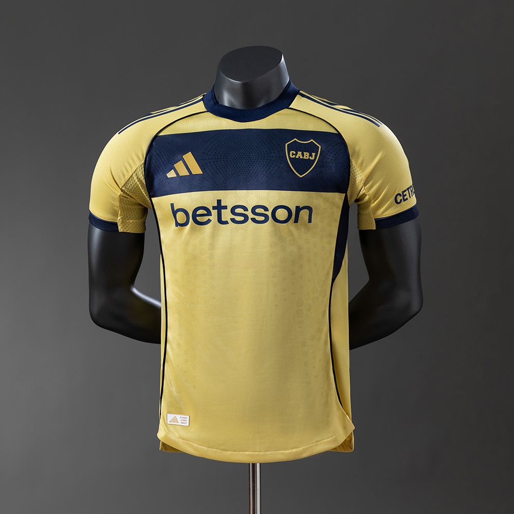 Camisa Boca Juniors Modelo Bege 2025 - Versão Jogador
