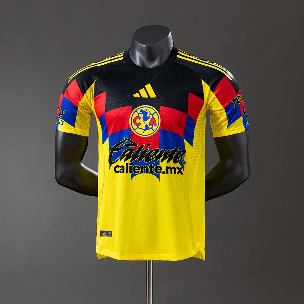Camisa América Do México Modelo Amarela 2026 - Versão Jogador