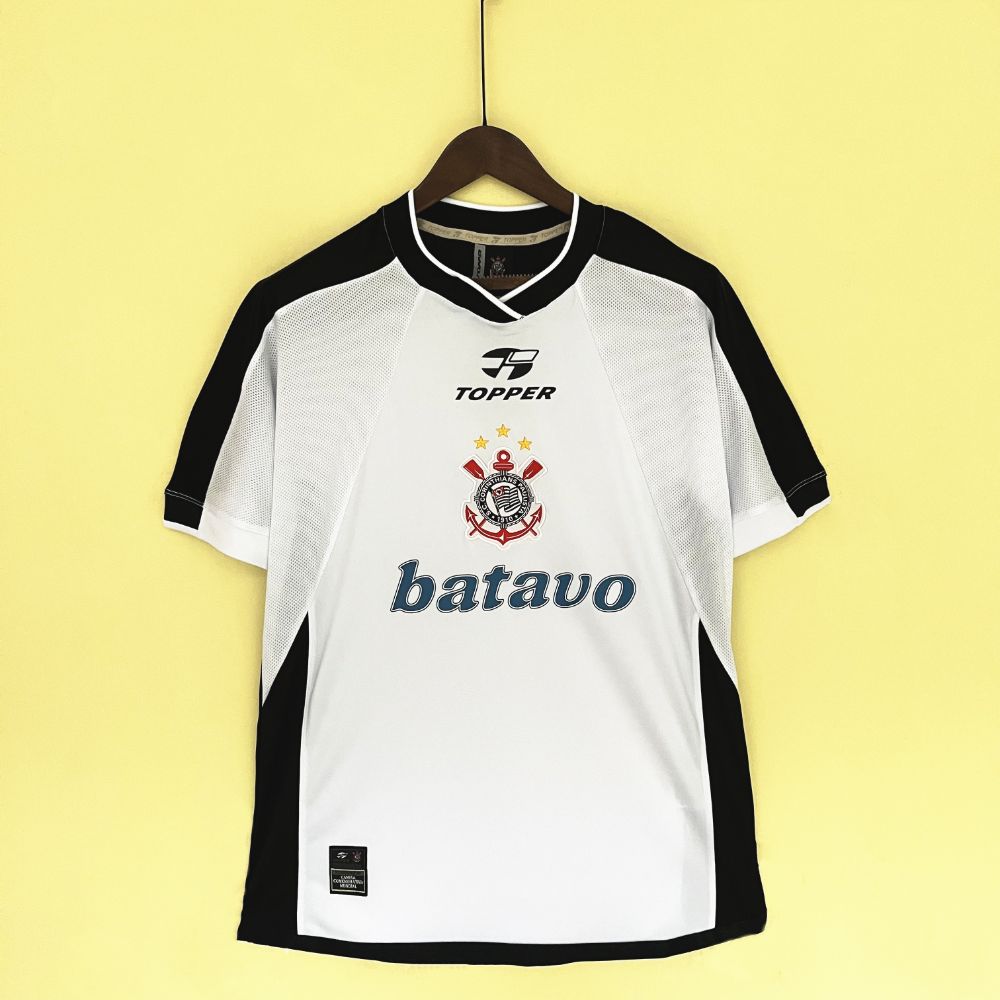 Camisa Corinthians Branca 2000 - Versão Retrô