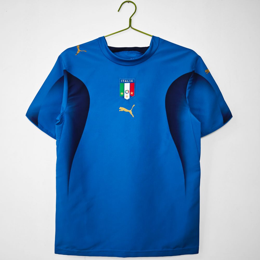 Camisa Itália Azul 2006 - Versão Retrô