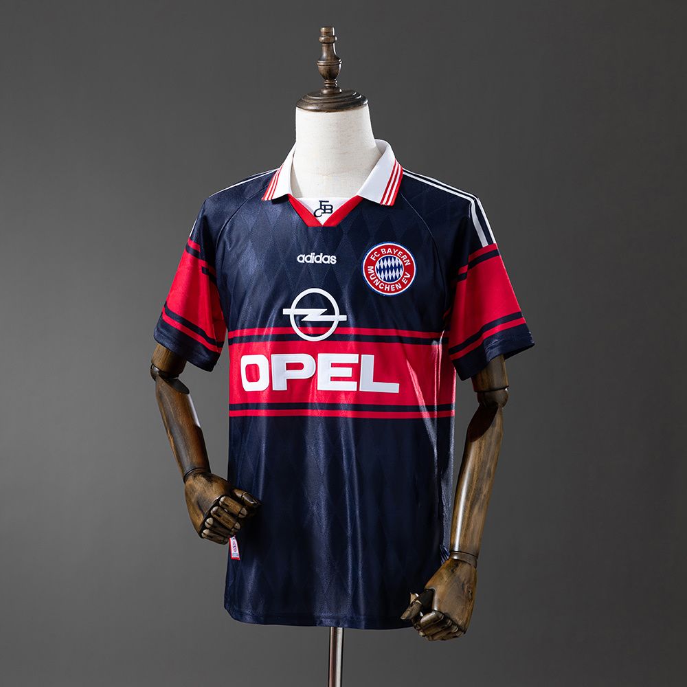 Camisa Bayern Munich Azul 1998 - Versão Retrô