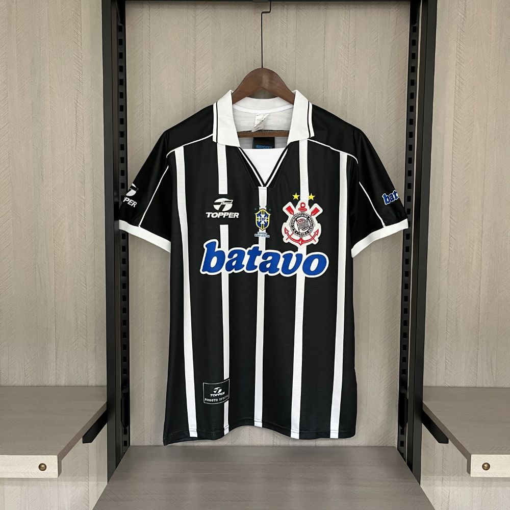 Camisa Corinthians Preta 1999 - Versão Retrô