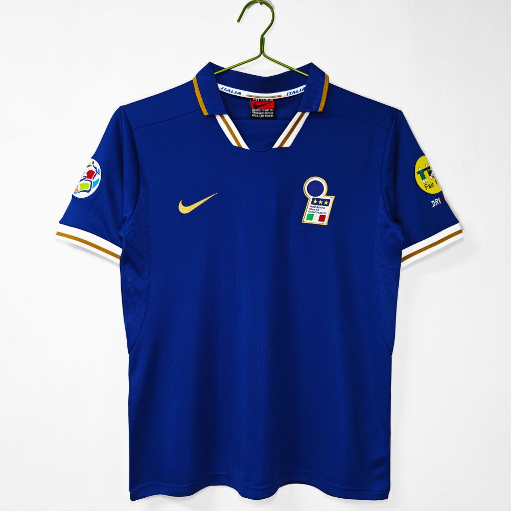 Camisa Itália Azul 1996 - Versão Retrô