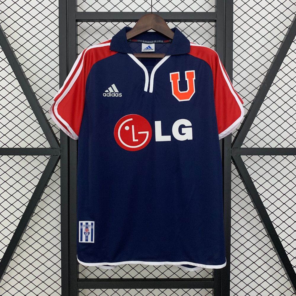 Camisa Universidad De Chile Azul 2001 - Versão Retrô