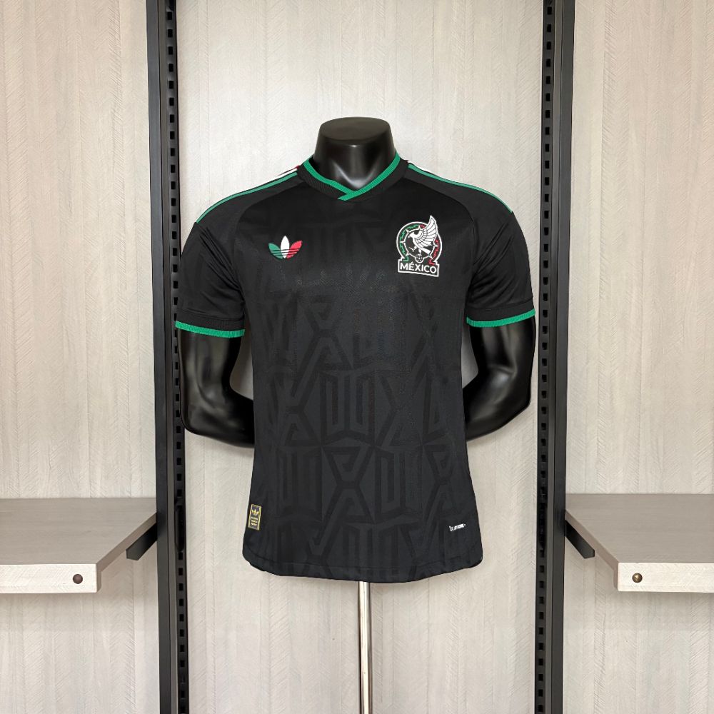 Camisa México Preta Copa 2026 - Versão Jogador