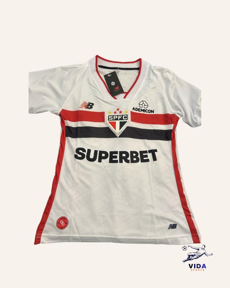 Camisa São Paulo Feminina 2026 - Versão Torcedor