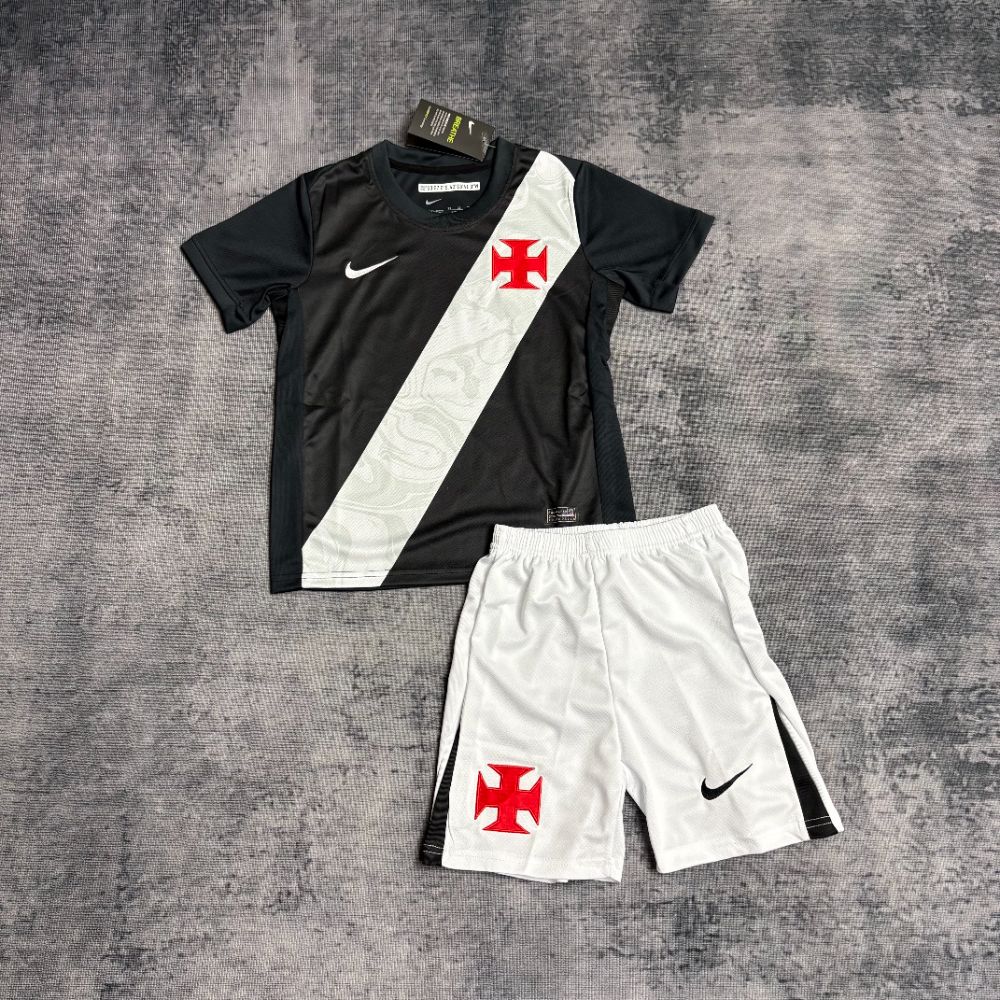 Camisa Vasco Modelo Preta Infantil 2026 - Versão Torcedor