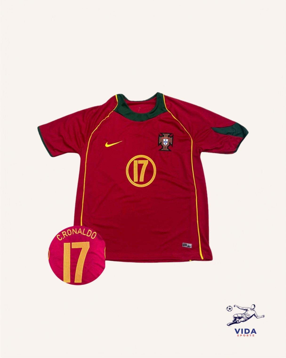 Camisa Portugal 2006 - Versão Retrô