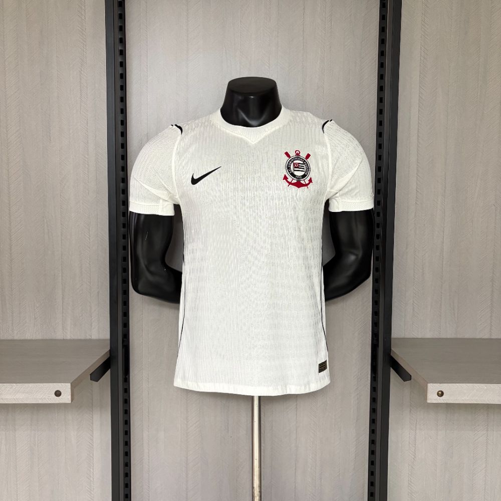 Camisa Corinthians Modelo Branca 2026 - Versão Jogador