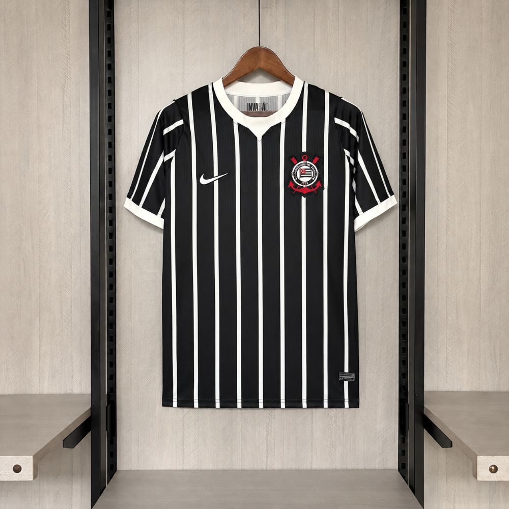 Camisa Corinthians Modelo Listrada 2026 - Versão Torcedor