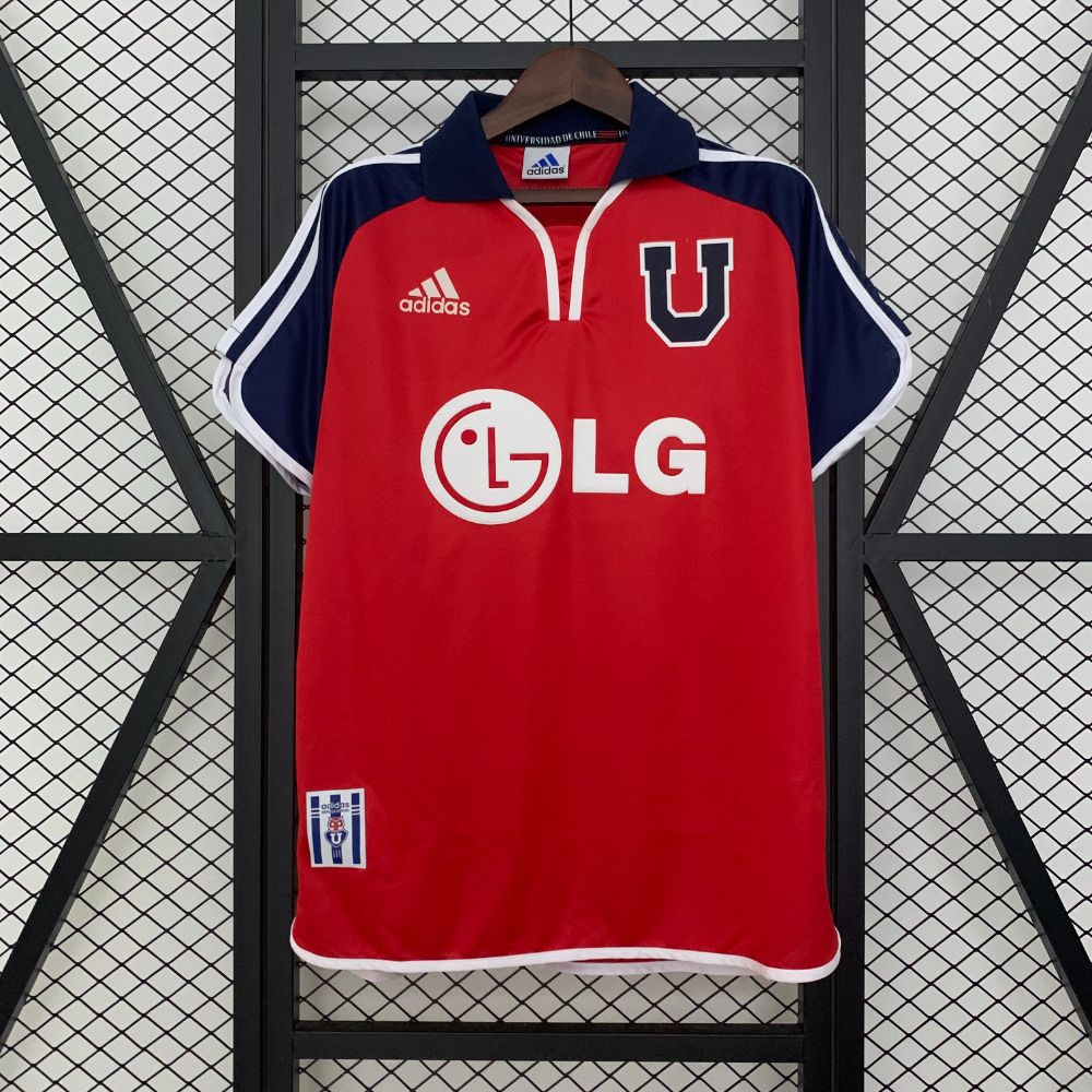 Camisa Universidad De Chile Vermelho 2001 - Versão Retrô