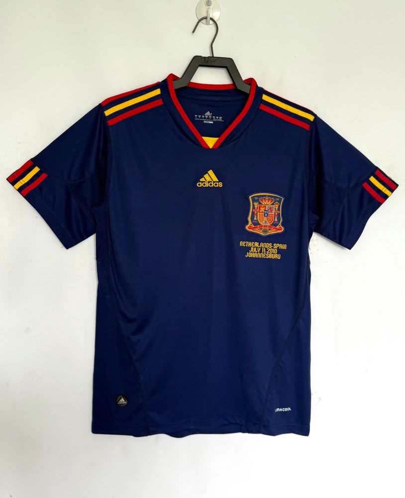 Camisa Espanha Azul 2010 - Versão Retrô