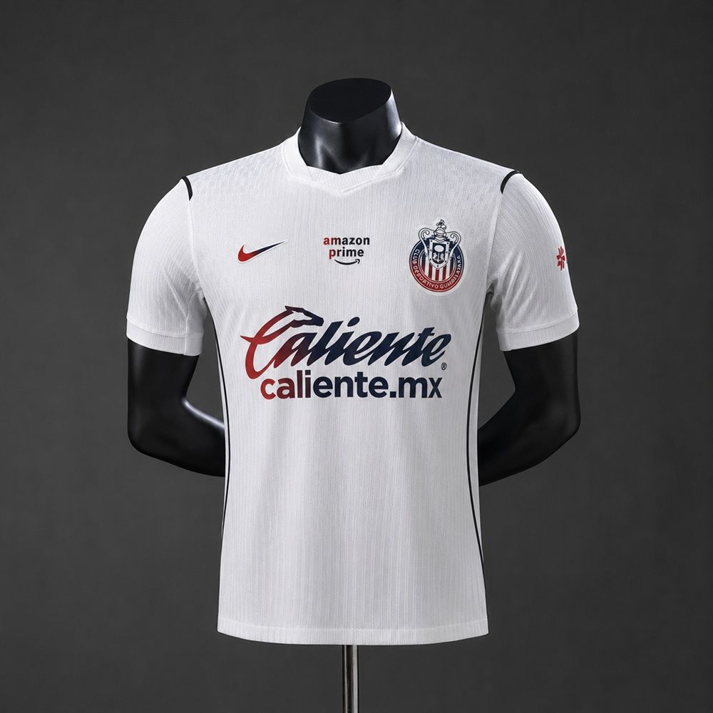 Camisa Chivas Guadalajara Modelo Branca 2026 - Versão Jogador