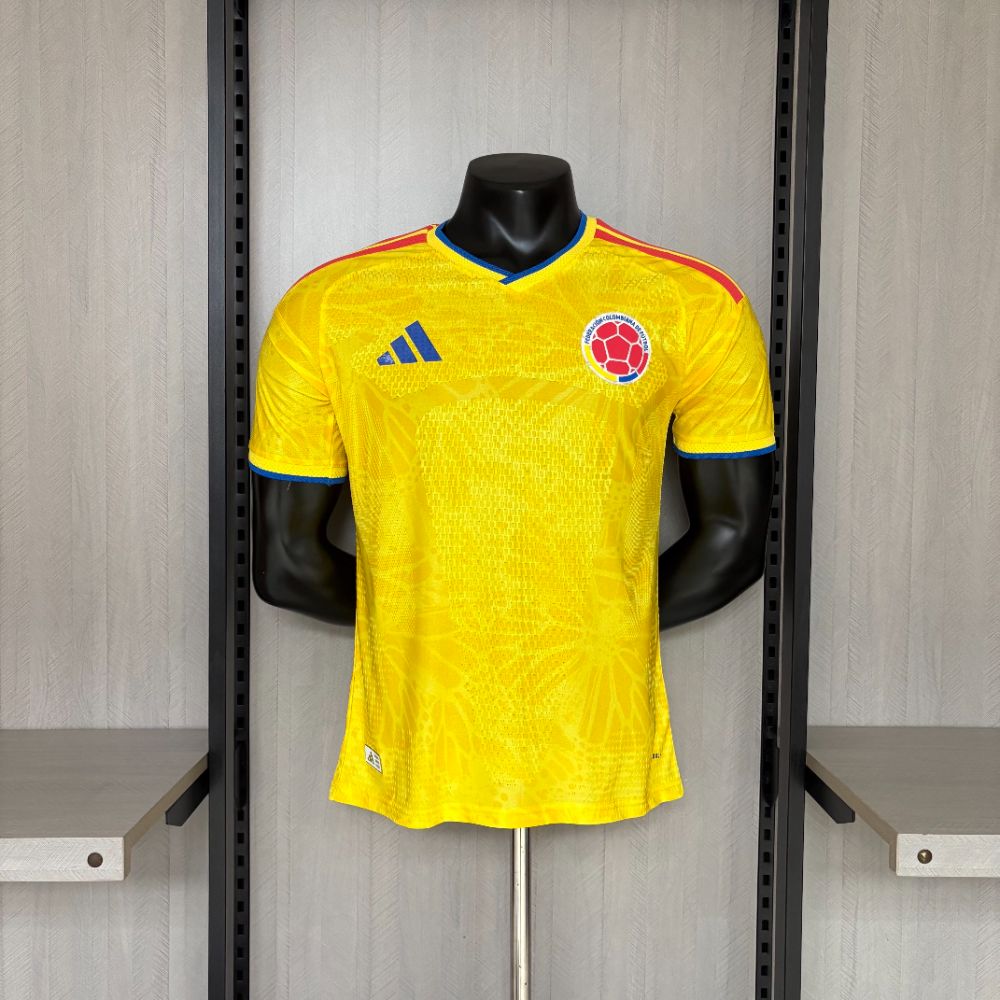 Camisa Colômbia Amarela Copa 2026 - Versão Jogador