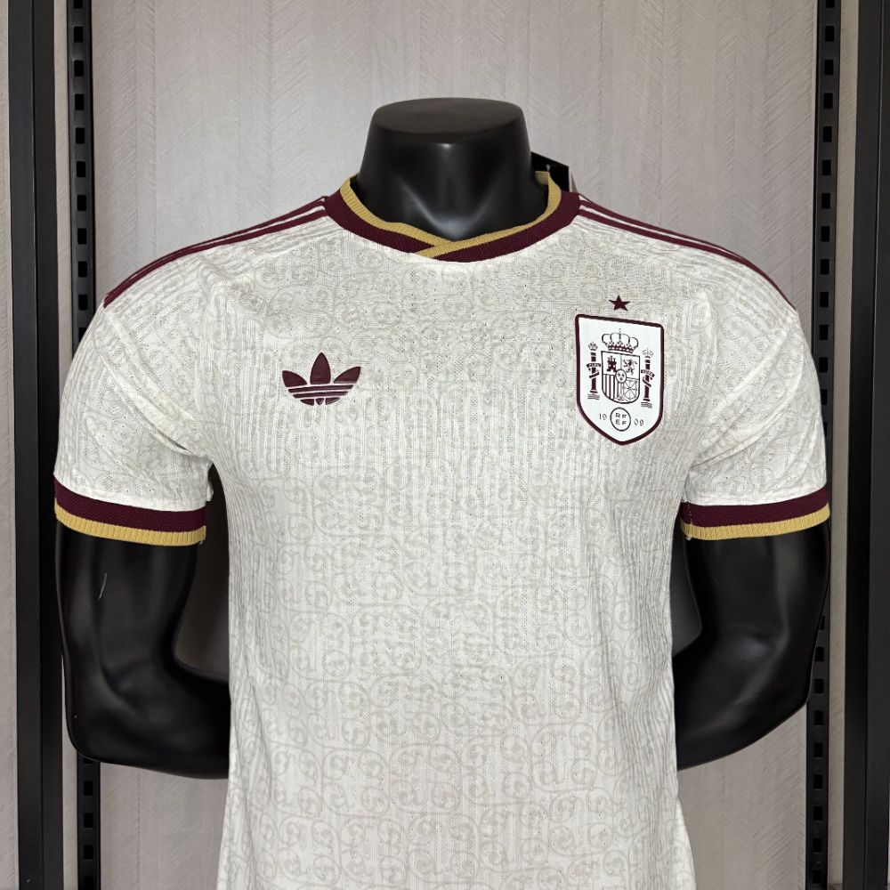 Camisa Espanha Branca Copa 2026 - Versão Jogador
