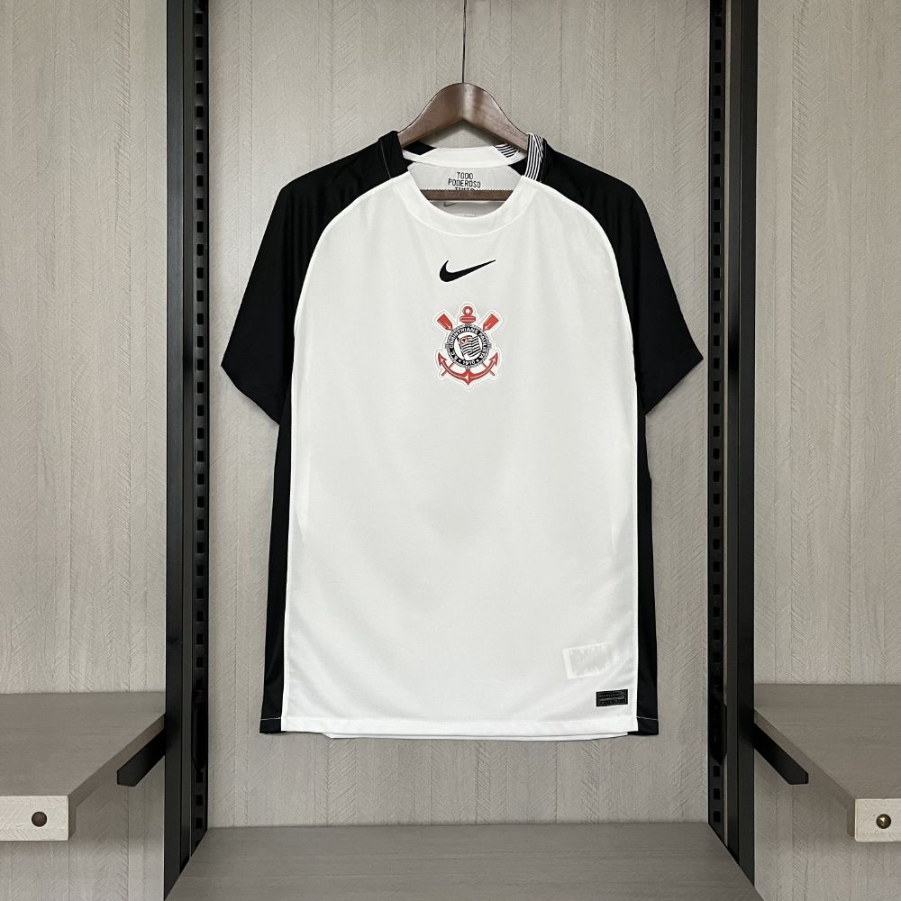 Camisa Corinthians Modelo Branca 2025 - Versão Torcedor