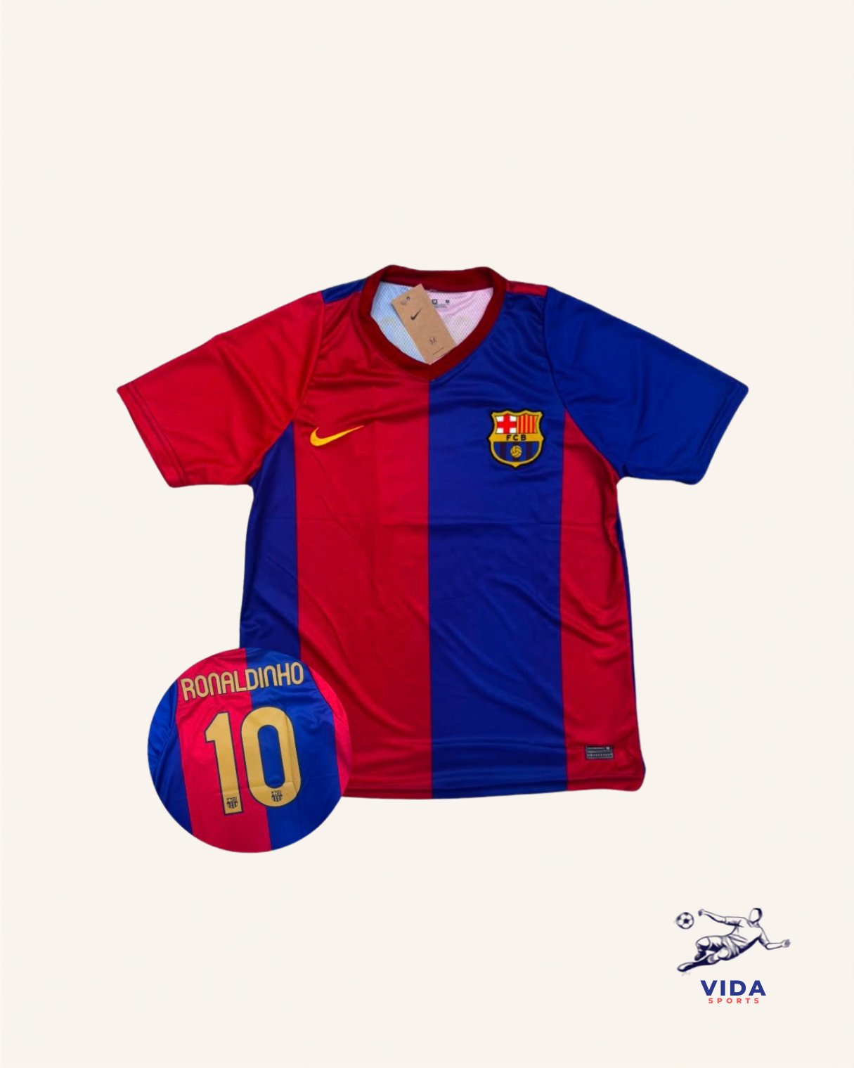 Camisa Barcelona 2008 - Versão Retrô