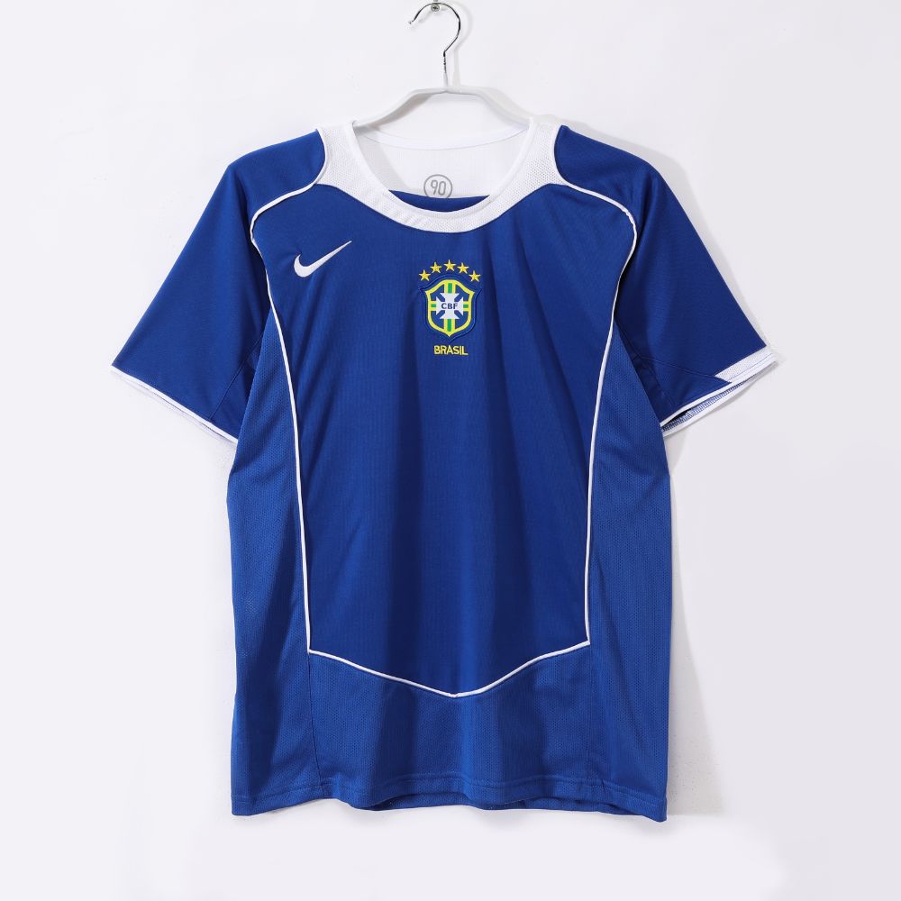 Camisa Brasil Azul 2004 - Versão Retrô