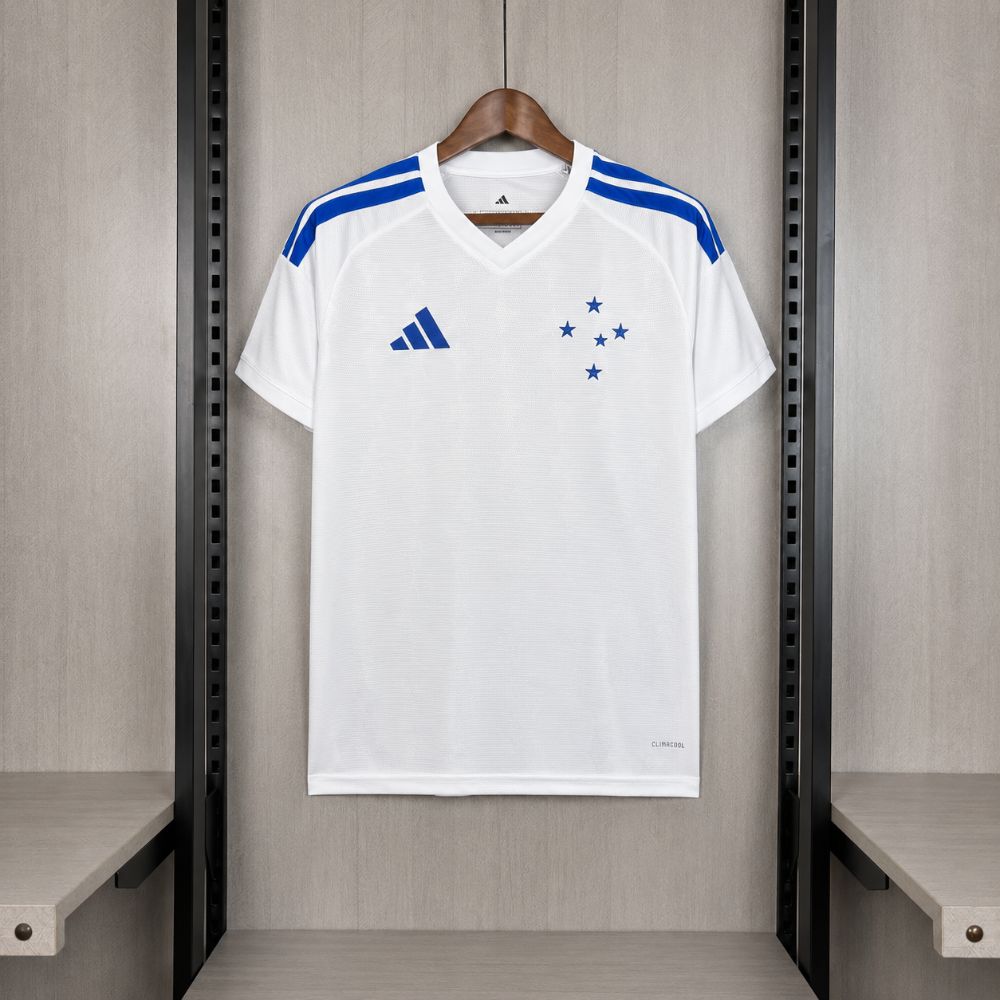 Camisa Cruzeiro Branca 2026 - Versão Torcedor