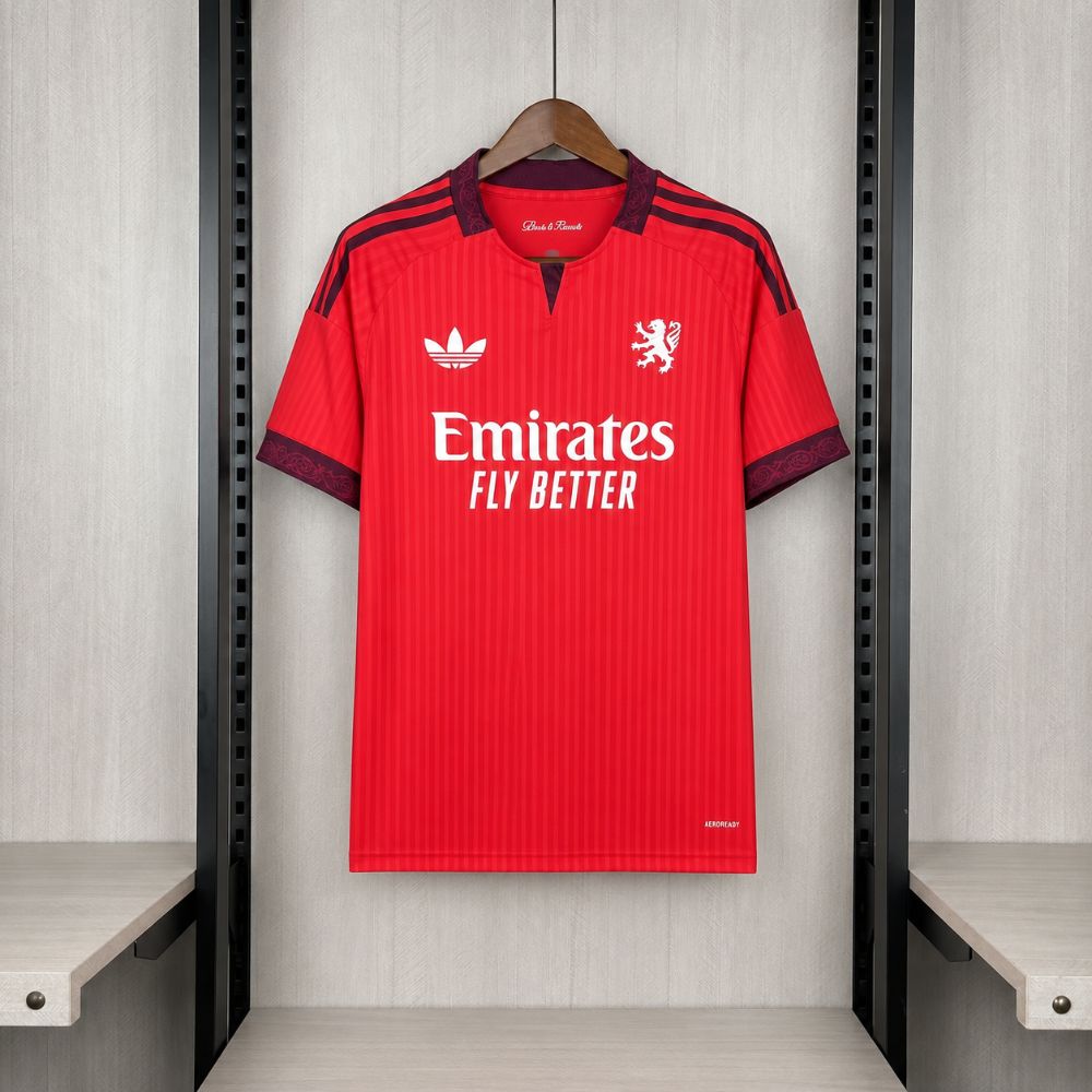 Camisa Lyon Vermelha 2026 - Versão Torcedor