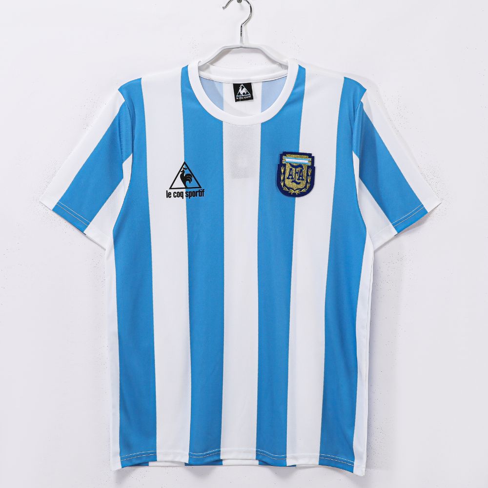 Camisa Argentina Branca 1986 - Versão Retrô