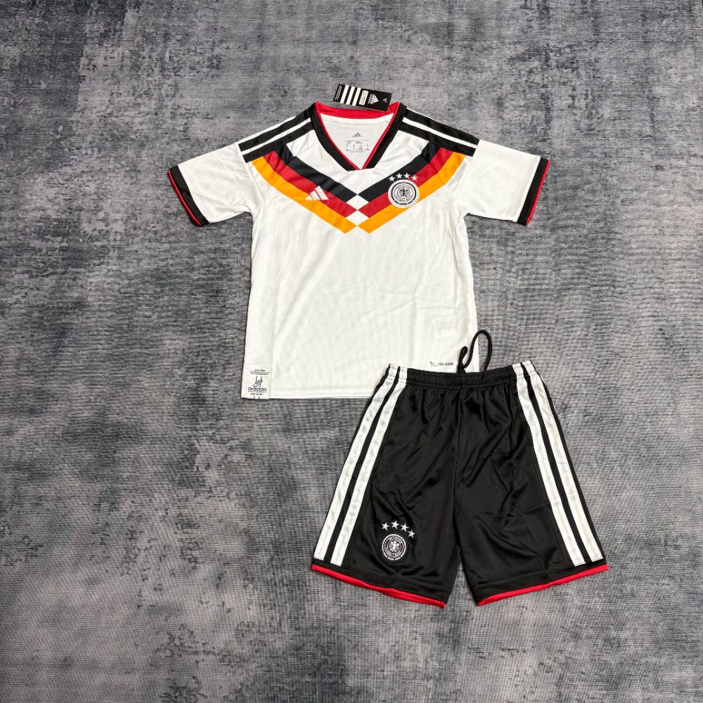 Camisa Alemanha Branca Copa Infantil 2026 - Versão Torcedor