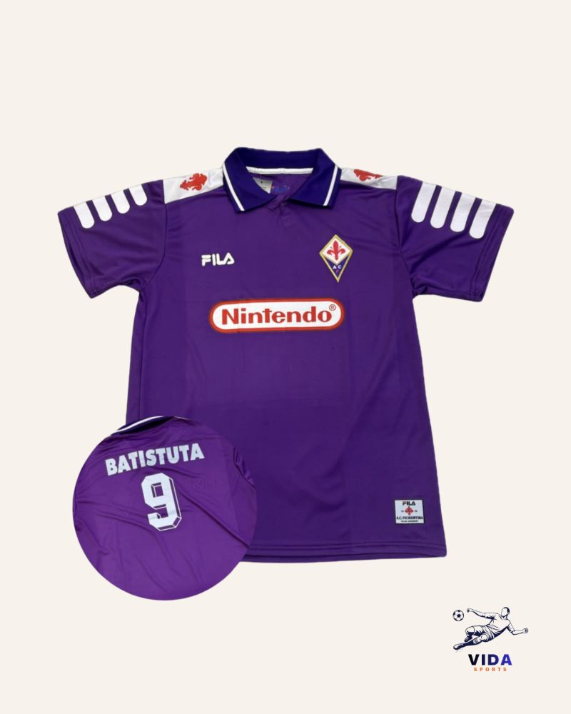 Camisa Fiorentina Batistuta 1998 - Versão Retrô