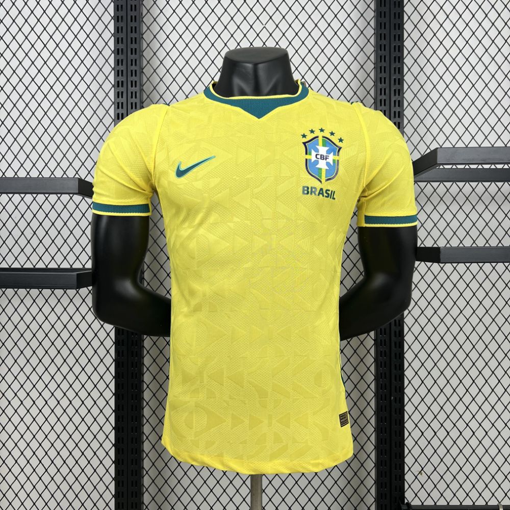 Camisa Brasil Amarela Copa 2026 - Versão Jogador