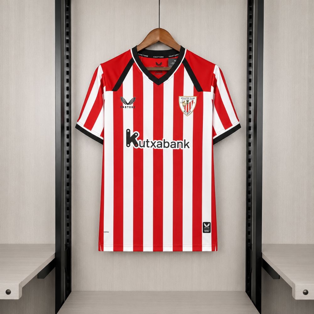 Camisa Athletic Bilbao Home 2026 - Versão Torcedor