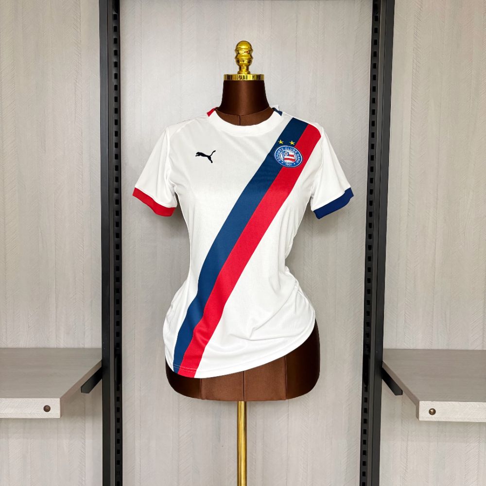 Camisa Bahia Modelo Branca Feminina 2026 - Versão Torcedor