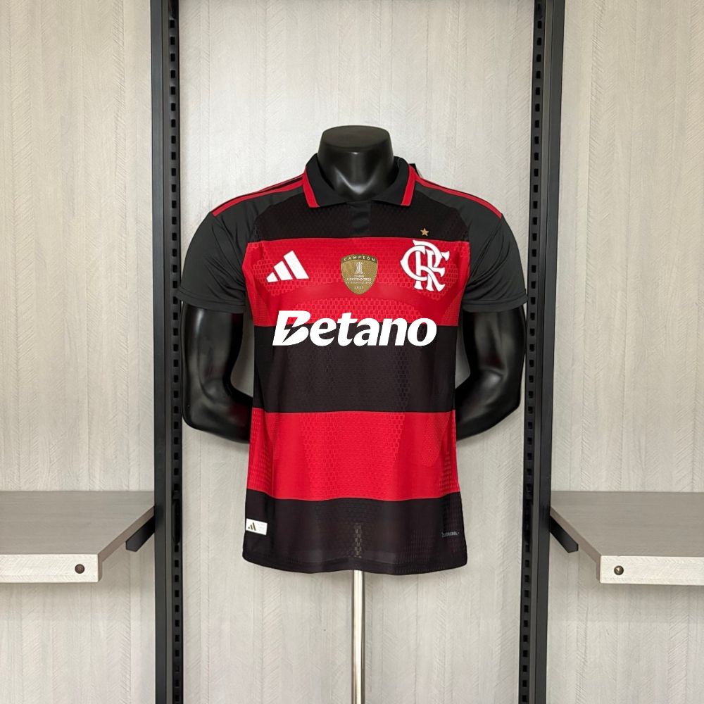 Camisa Patch Flamengo Modelo Rubro Negra 2026 - Versão Jogador