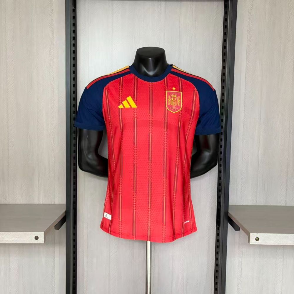 Camisa Espanha Vermelha Copa 2026 - Versão Jogador