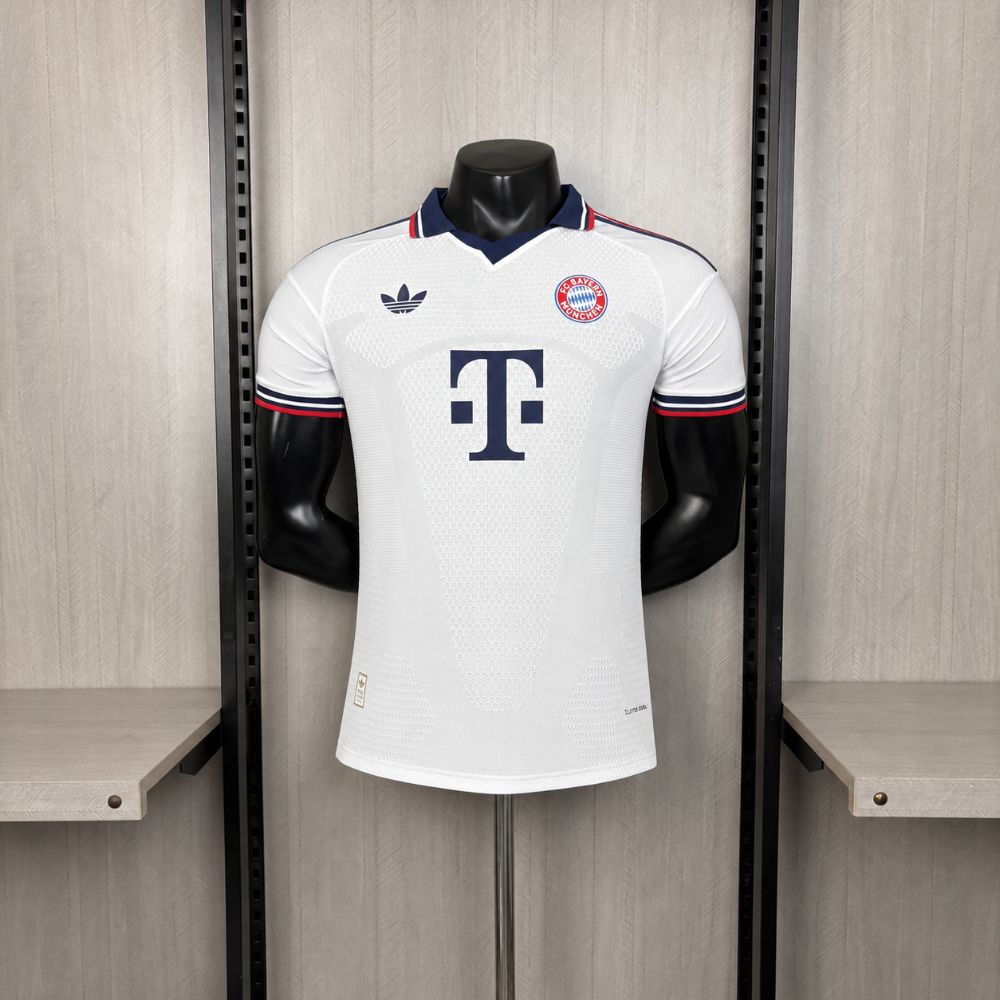 Camisa Bayern Munich Branca Modelo 2027 - Versão Jogador