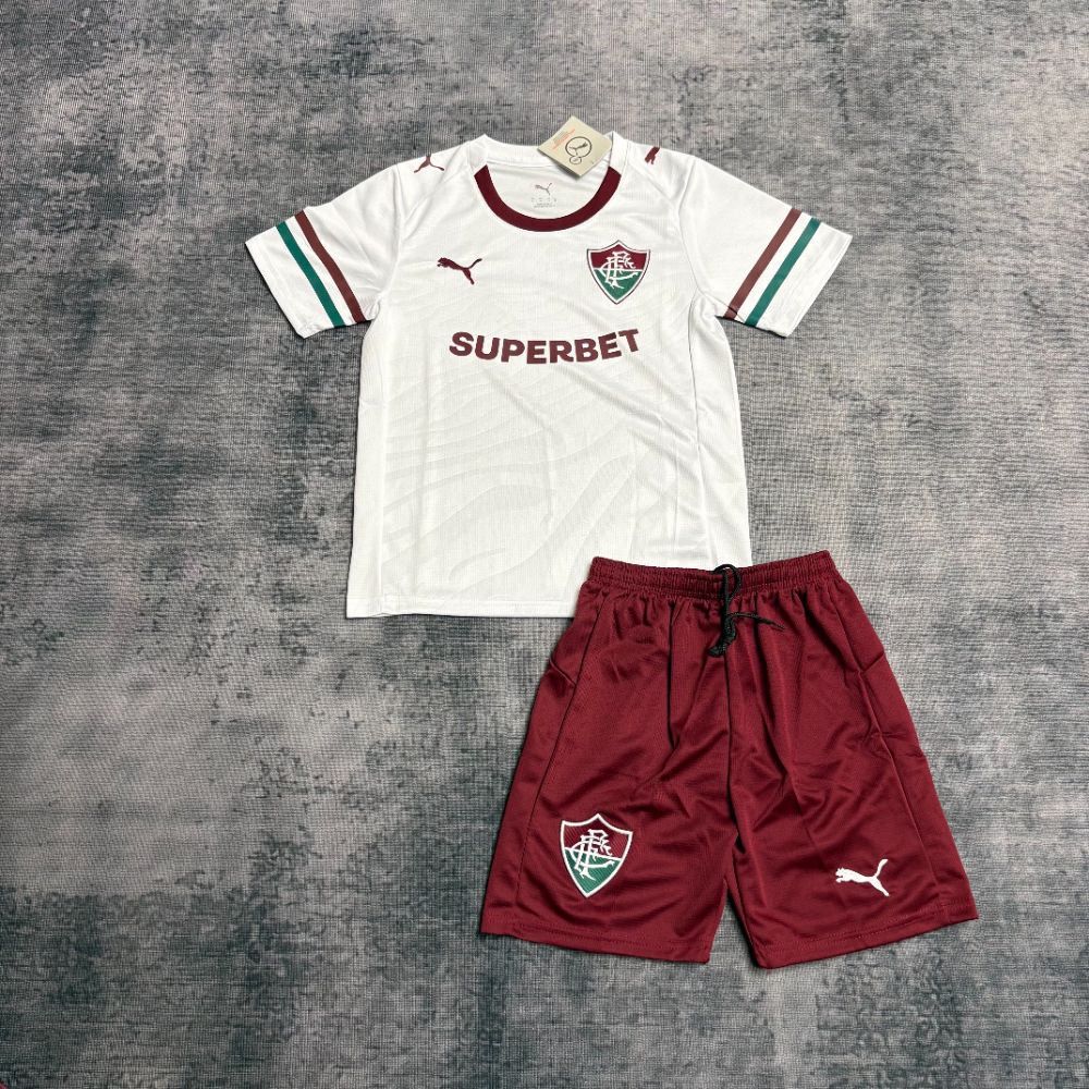 Camisa Fluminese Branca Infantil 2026 - Versão Torcedor
