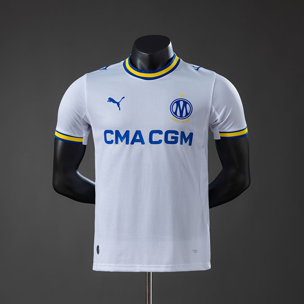 Camisa Olympique De Marseille Modelo Branca 2027 - Versão Jogador