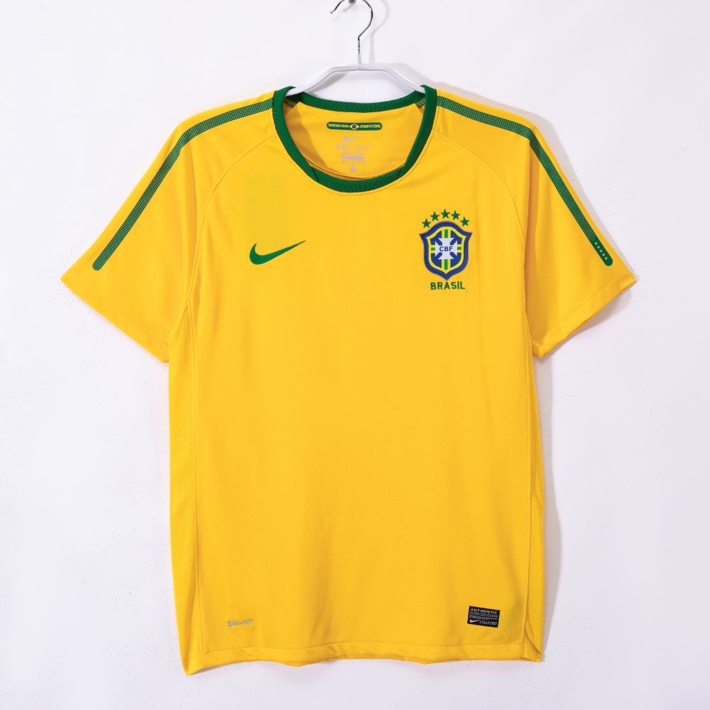 Camisa Brasil Amarela 2010 - Versão Retrô