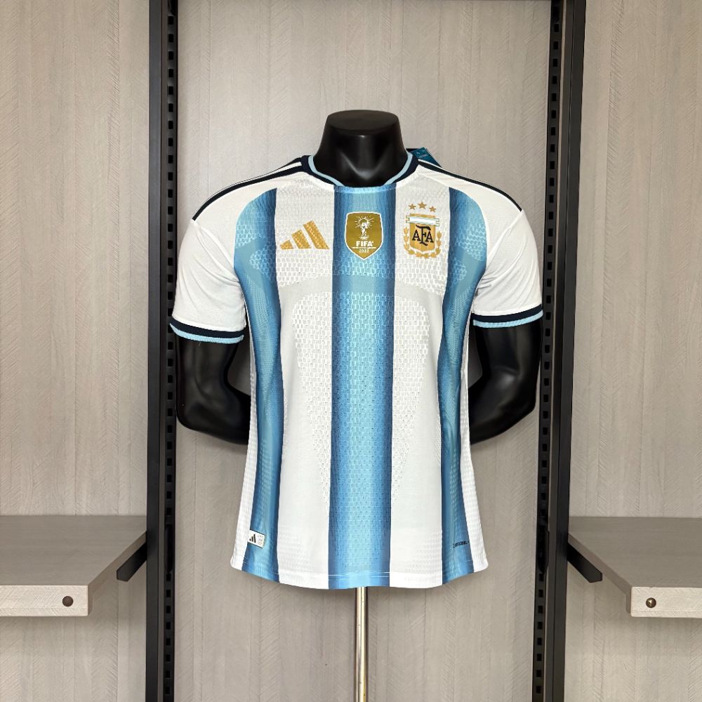 Camisa Argentina Branca Copa 2026 - Versão Jogador