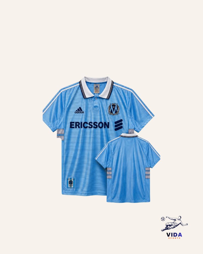 Camisa Olympique de Marseille 1999 - Versão Retrô