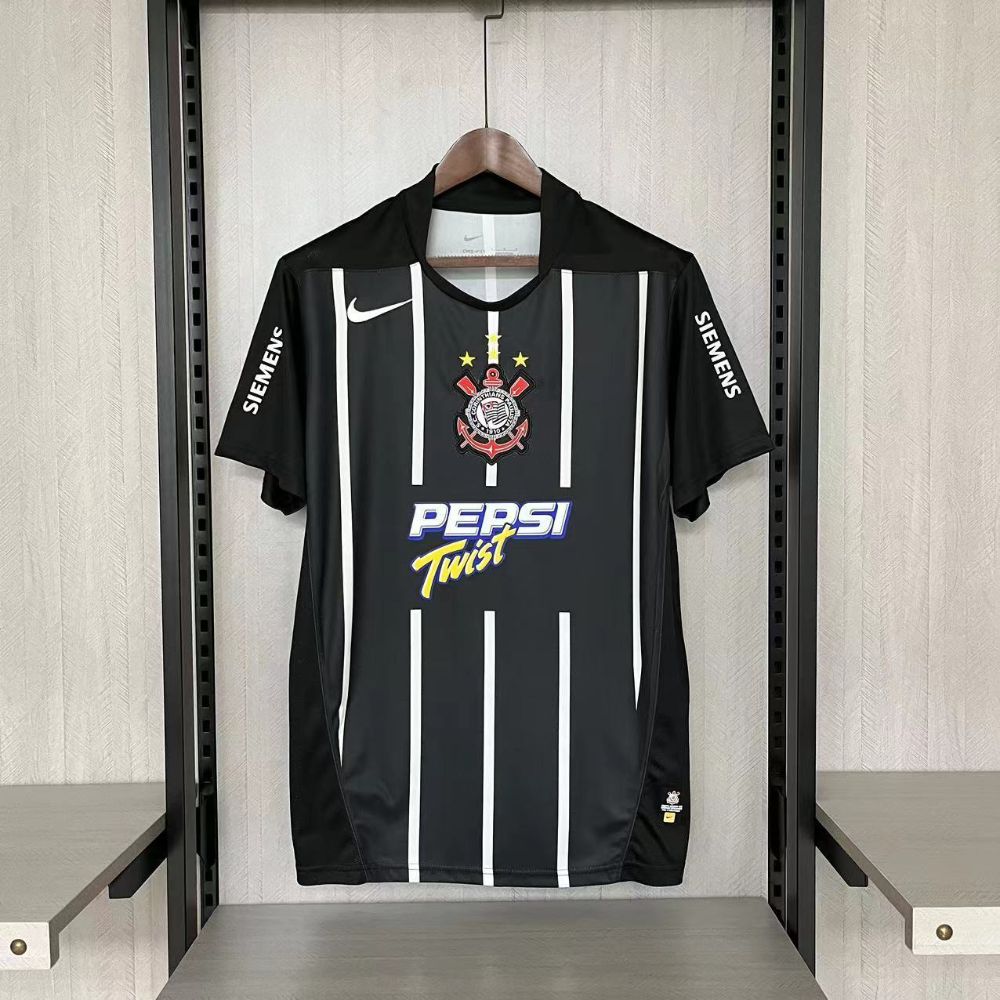 Camisa Corinthians Preta 2003 - Versão Retrô